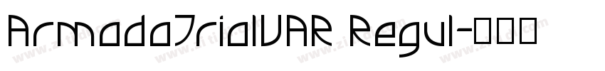 ArmadaTrialVAR Regul字体转换